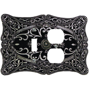 Carpe Diem Acanthus Single Toggle and Single Duplex Outlet