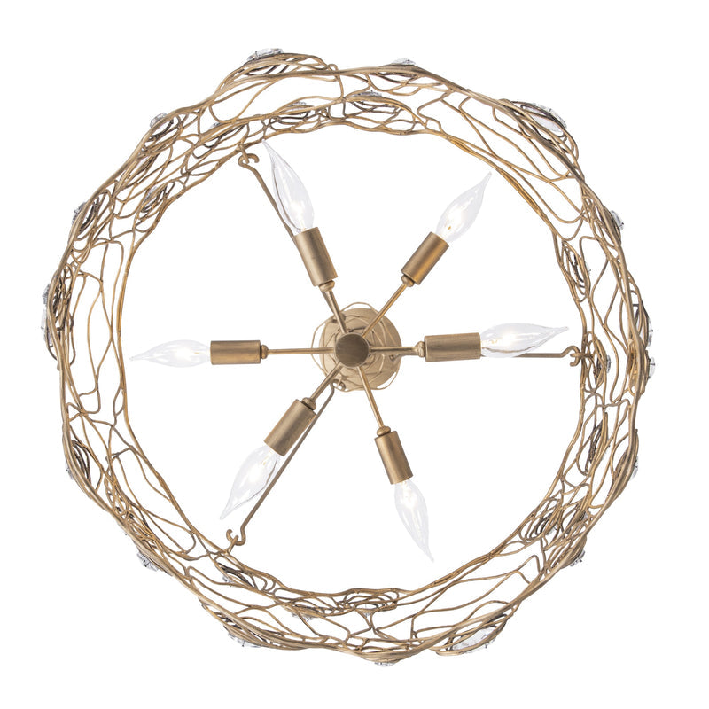 havana gold ombre chandelier