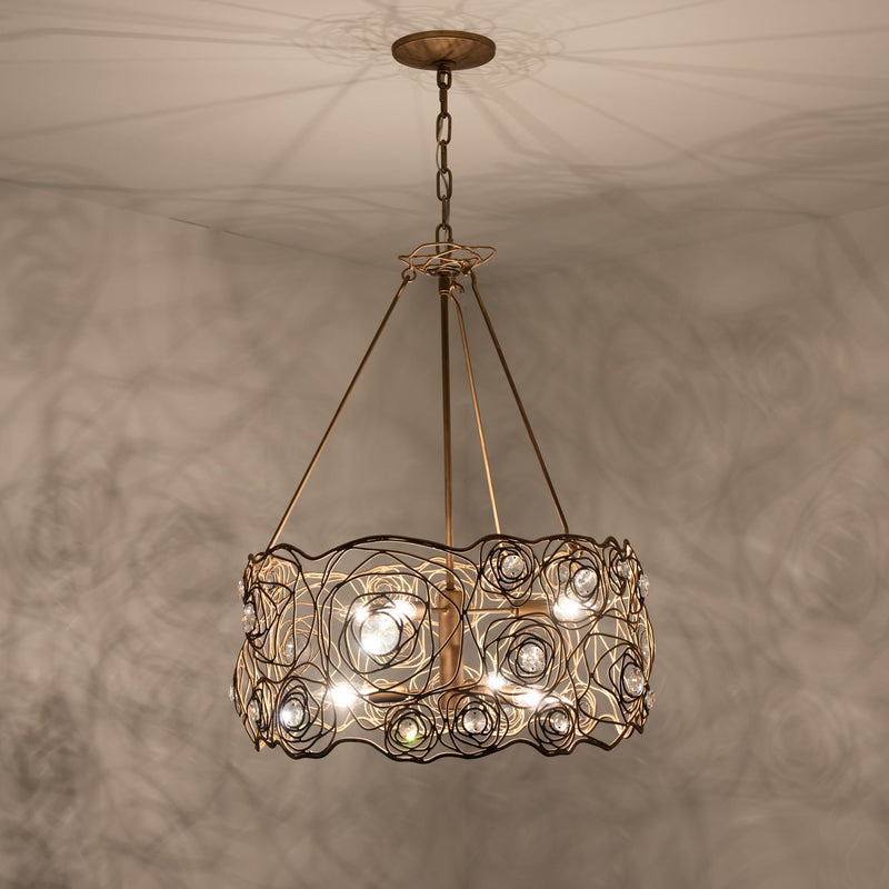 havana gold ombre chandelier