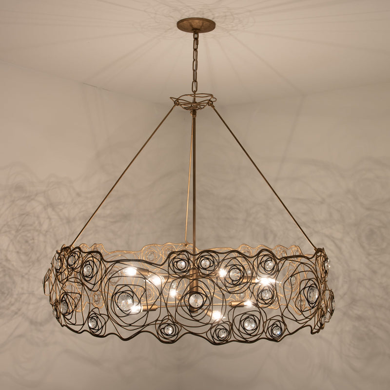 havana gold ombre chandelier