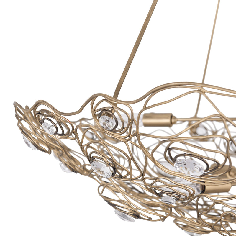 havana gold ombre pendant light