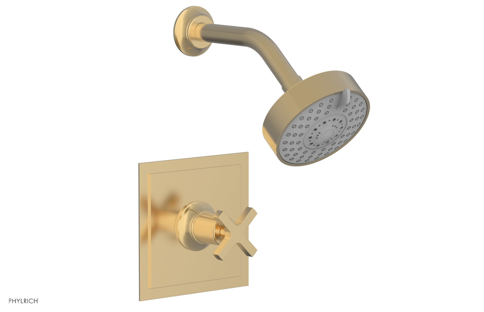 Phylrich HEX MODERN Pressure Balance Shower Set - Cross Handle