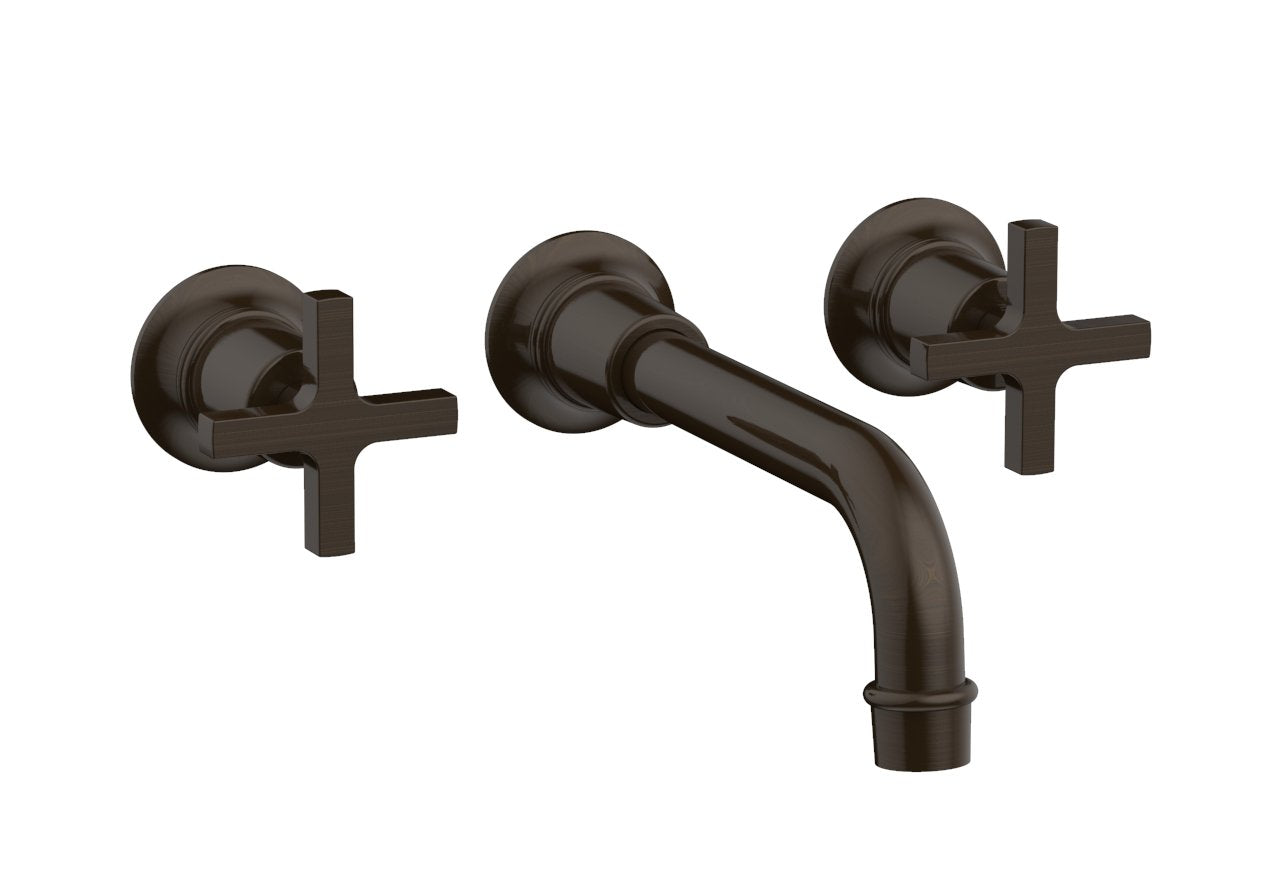 Phylrich HEX MODERN Wall Tub Set - Cross Handles