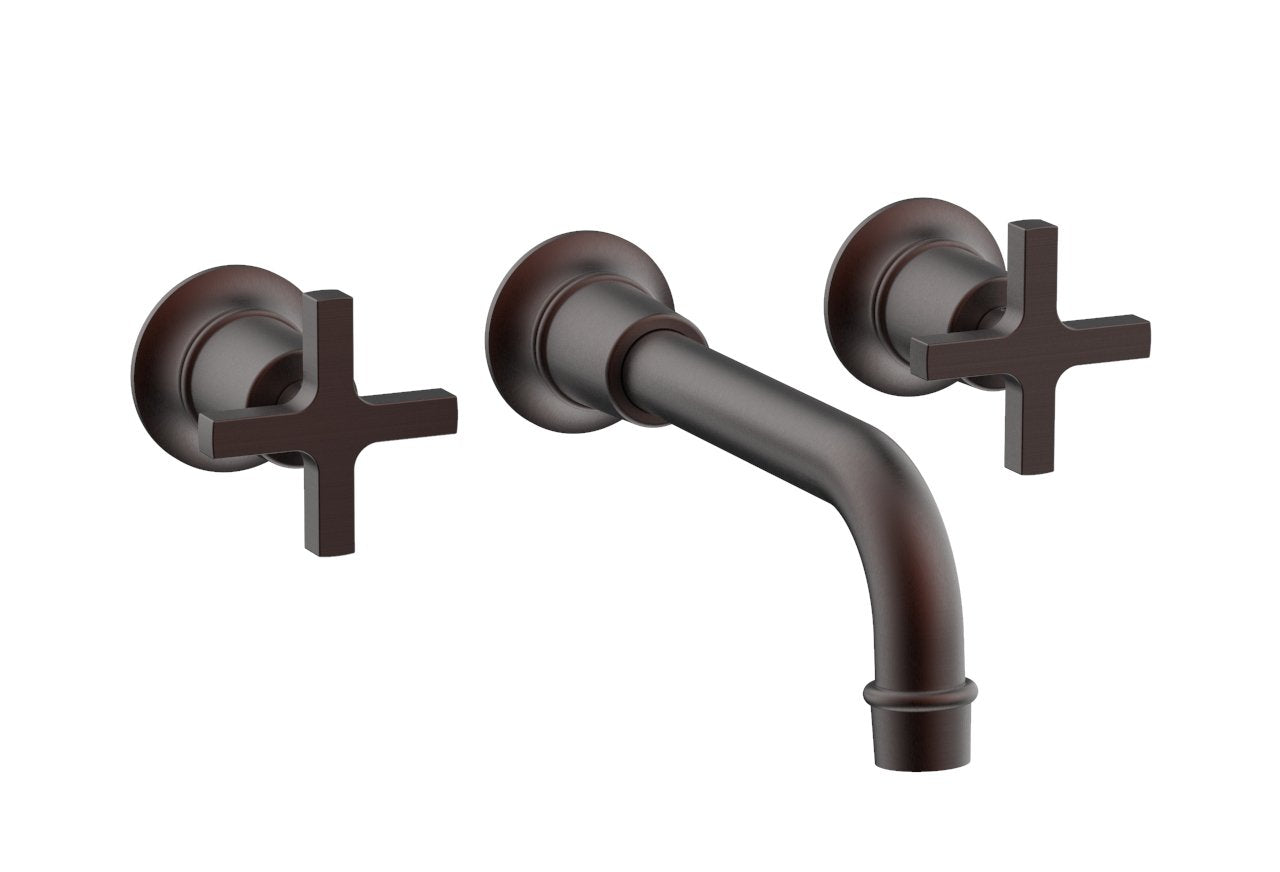 Phylrich HEX MODERN Wall Tub Set - Cross Handles