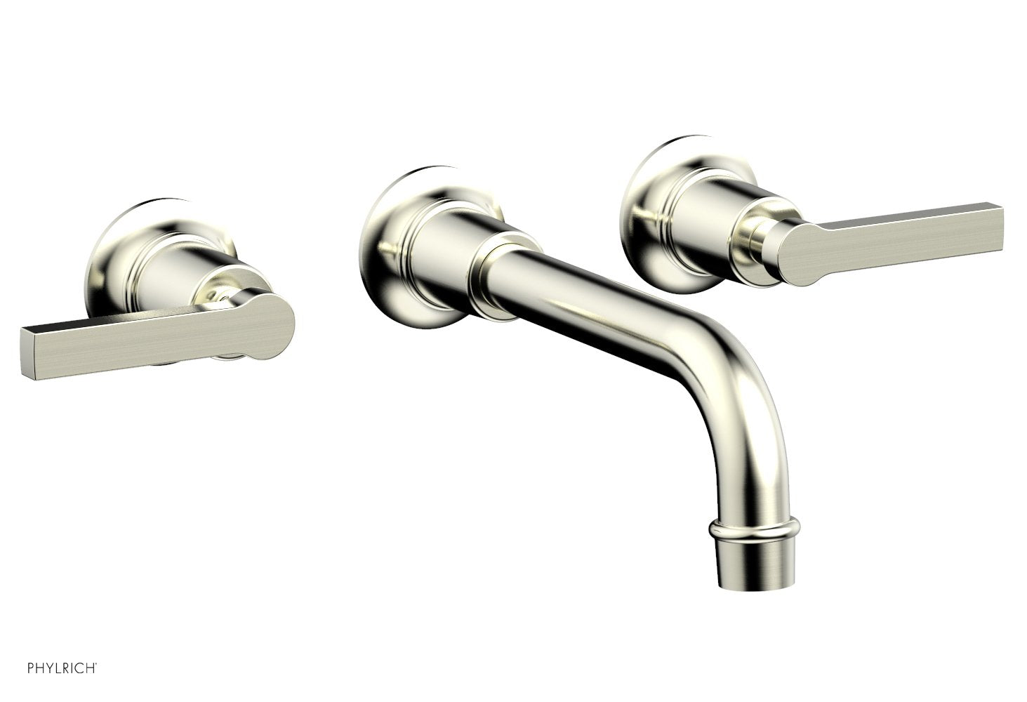 Phylrich HEX MODERN Wall Tub Set - Lever Handles