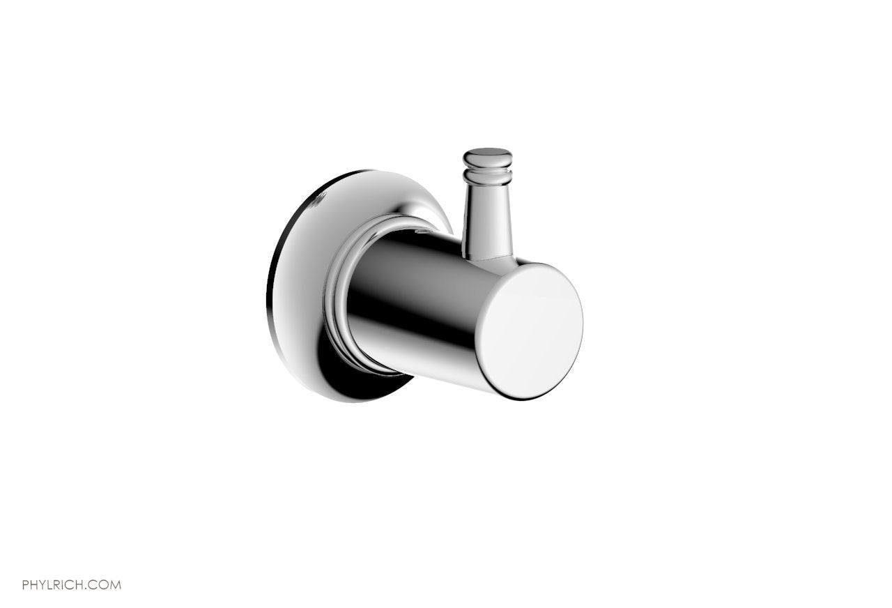 polished chrome robe hook