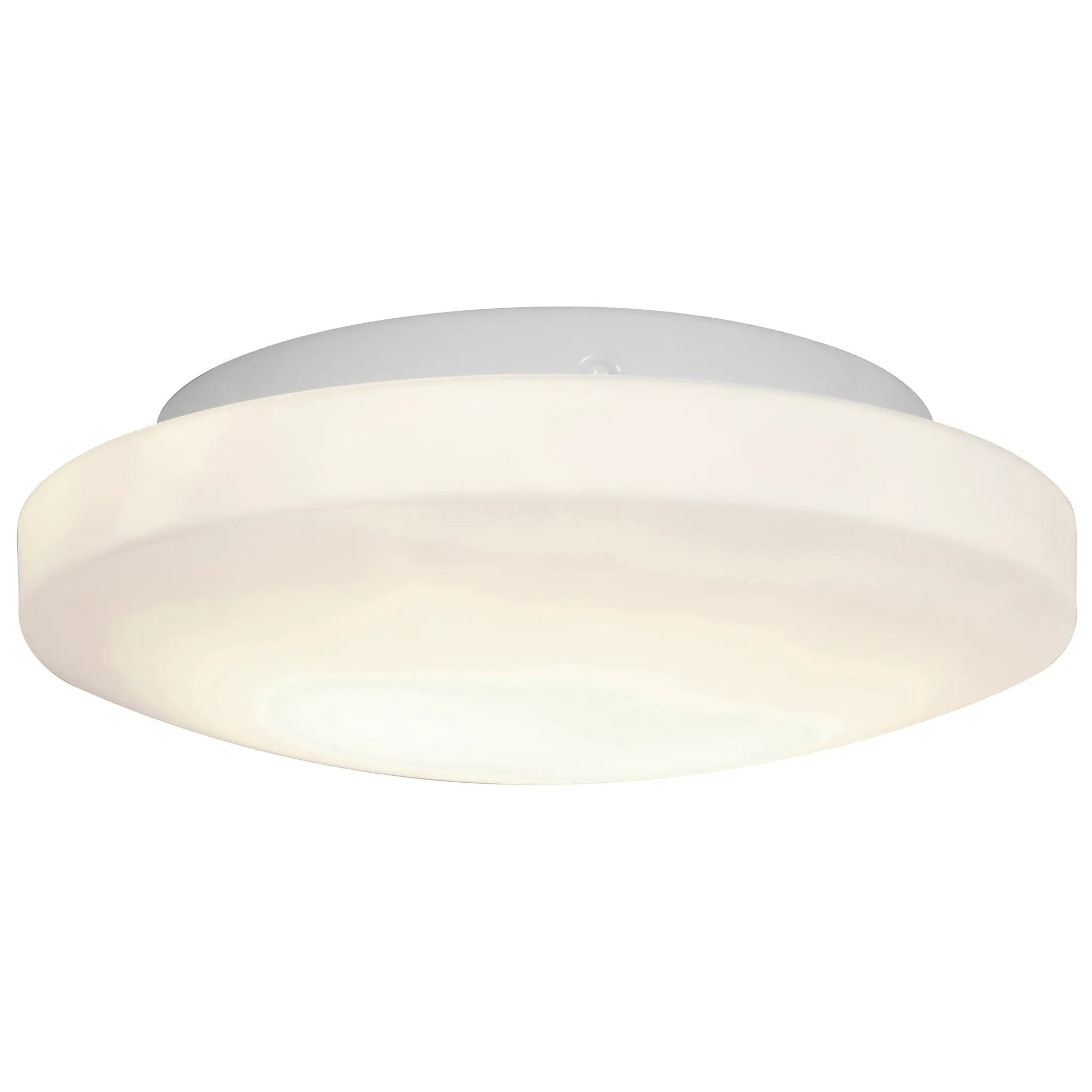 white flush mount
