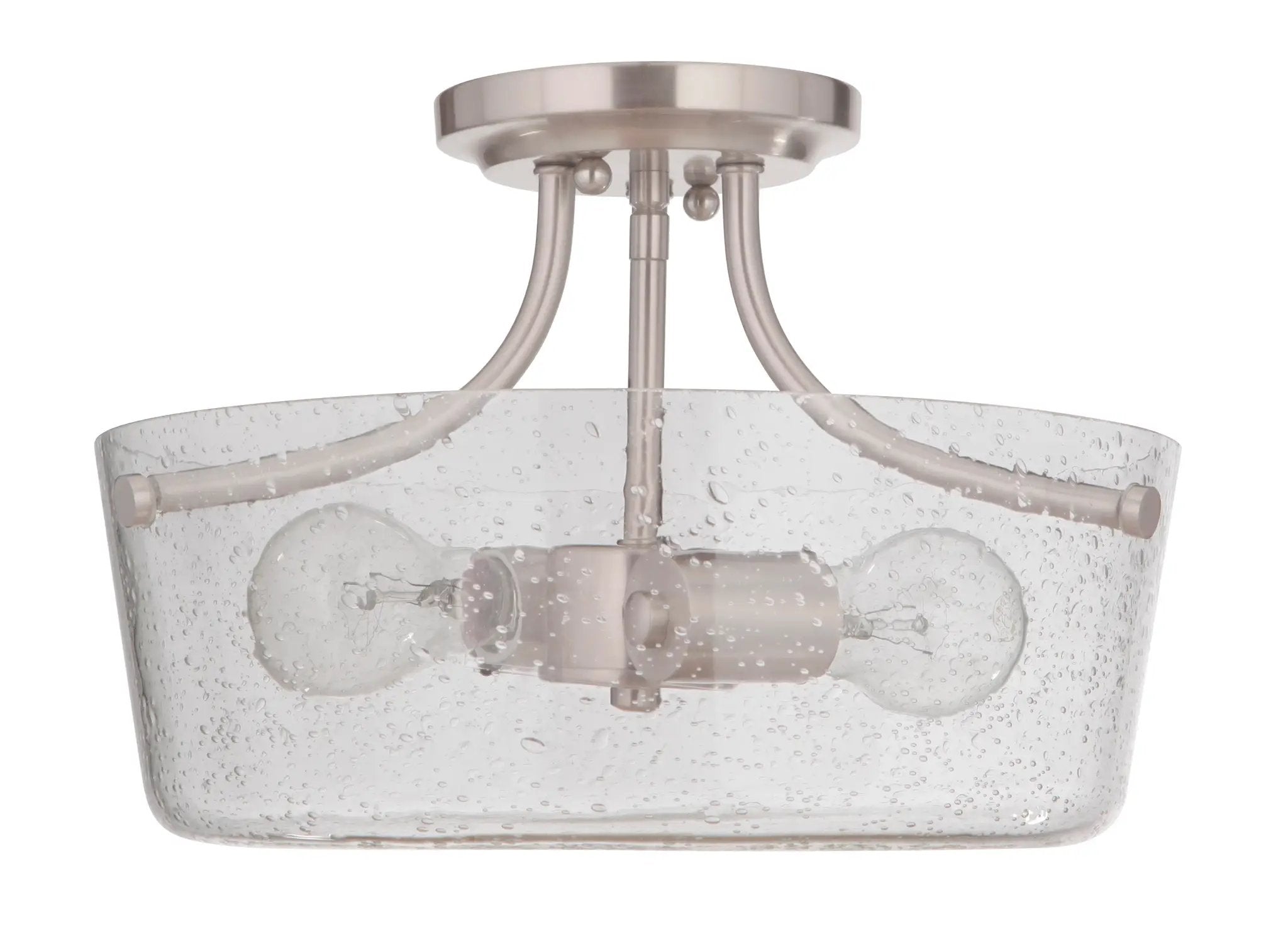 brushed polished nickel ceiling mount