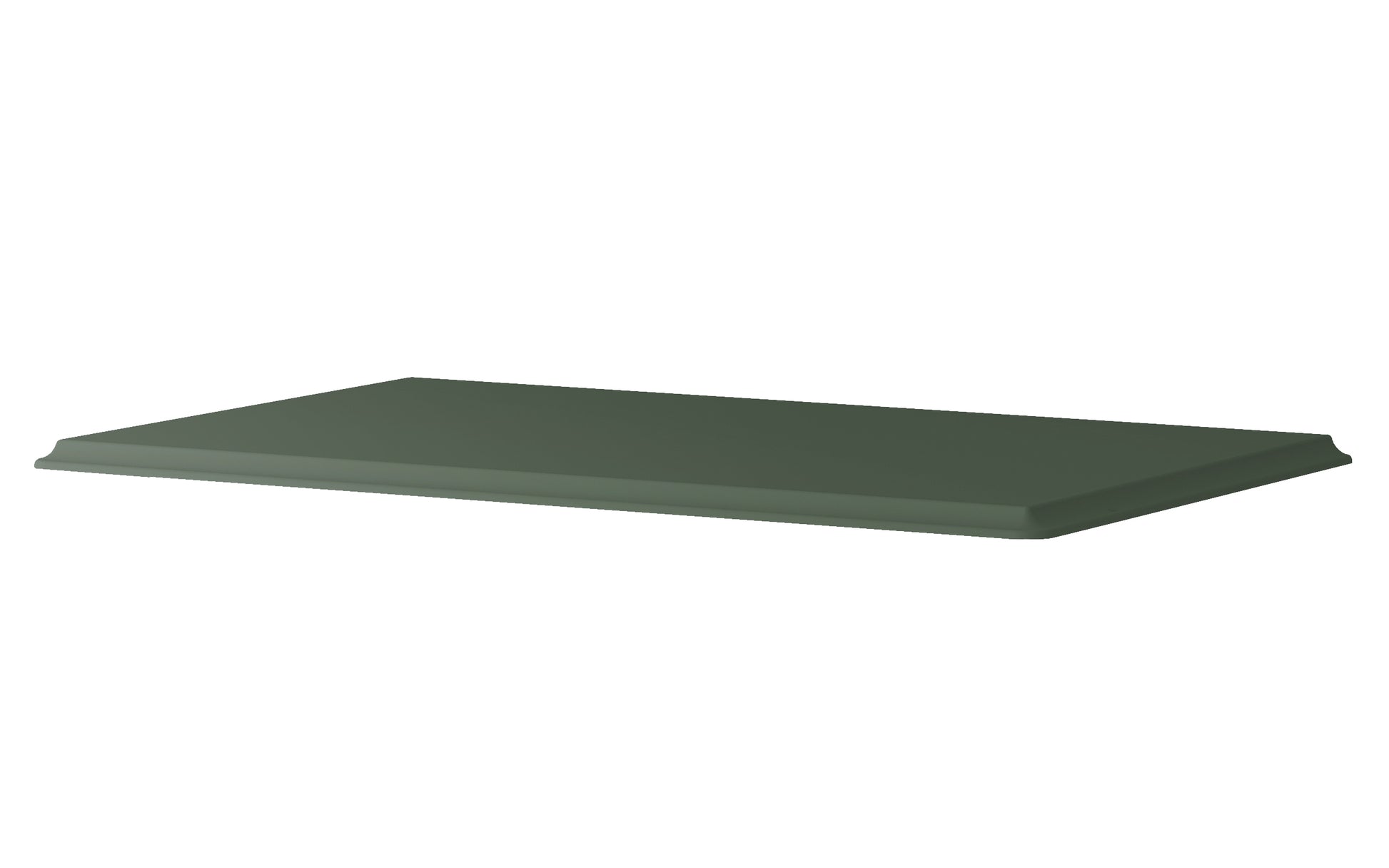 green matte countertop