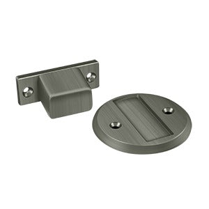 Deltana 2-1/2" Diameter Magnetic Door Holder Flush