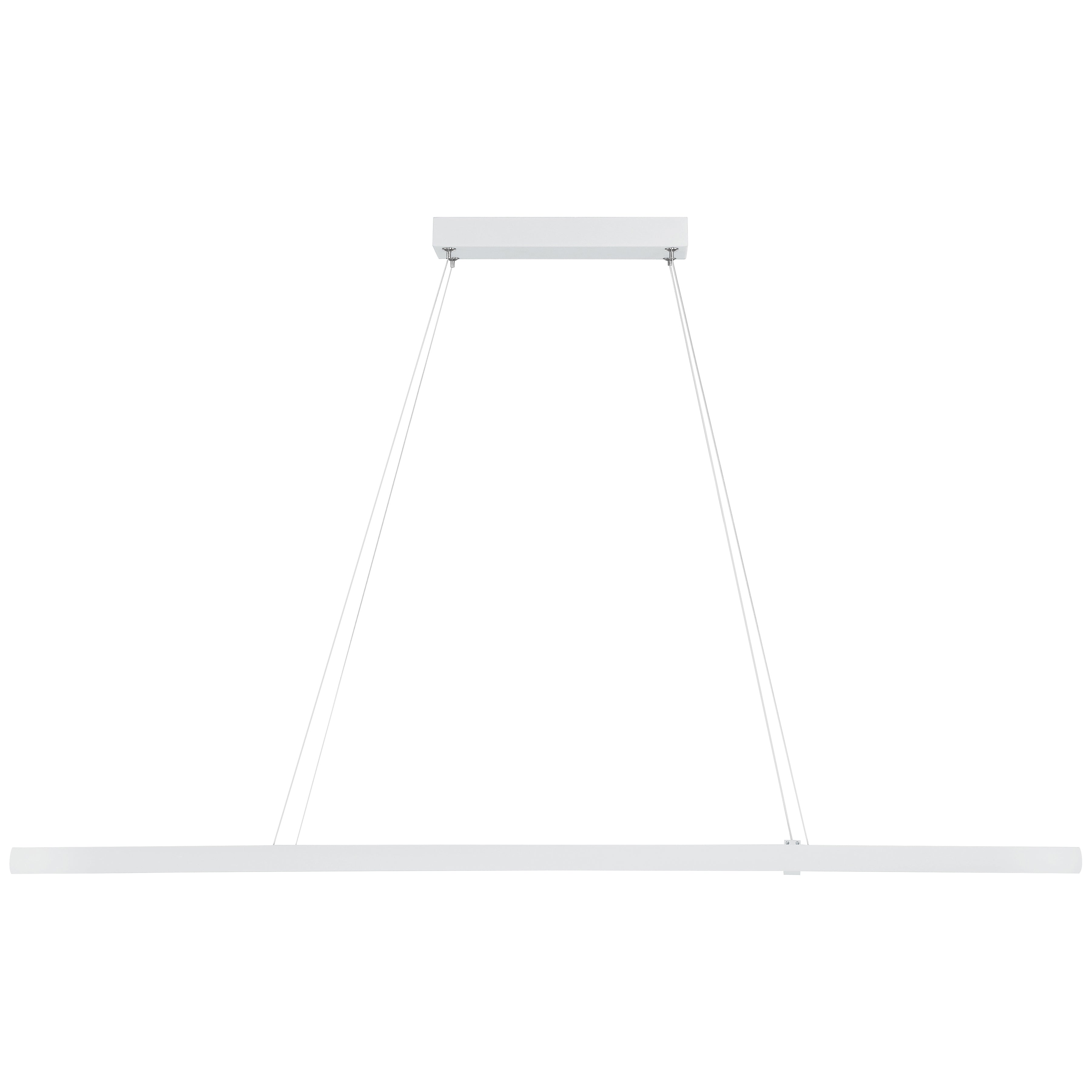 matte white dual voltage led pendant