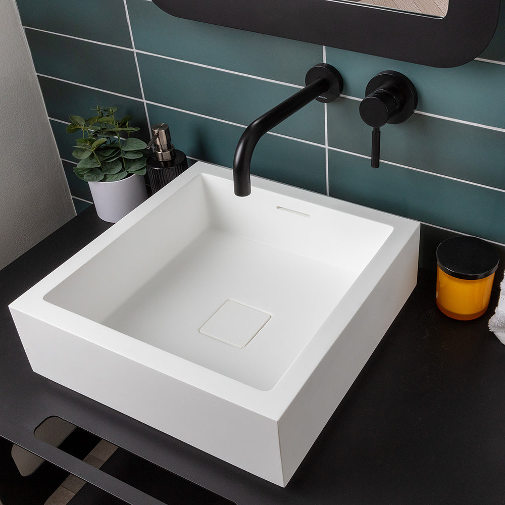 gloss white sink