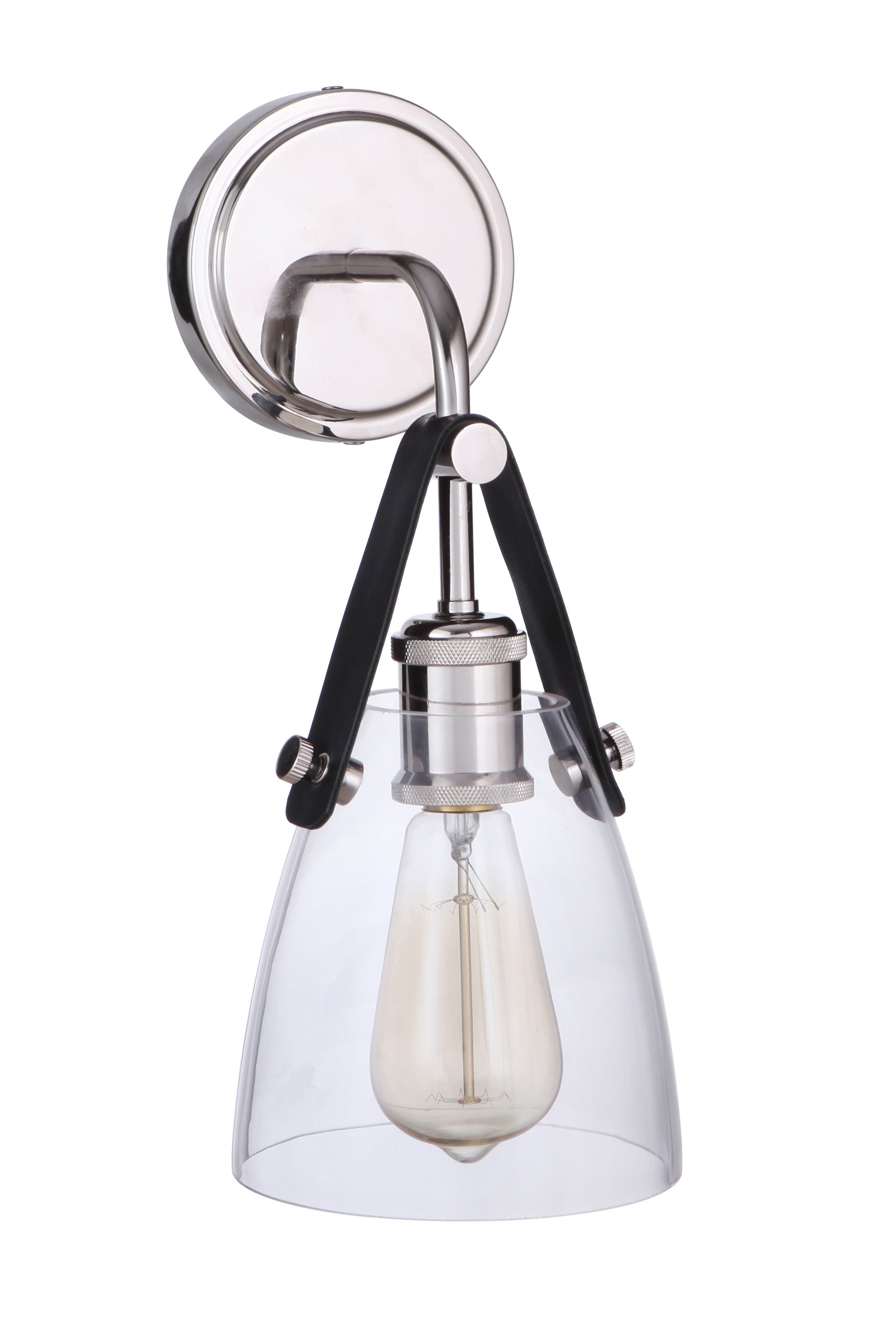 polished nickel wall sconces