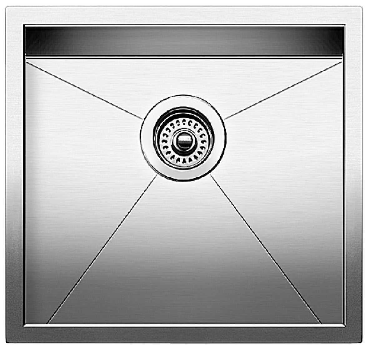 satin polish stainless steel sink