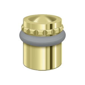 Deltana Round Universal Floor Bumper Pattern Cap 1-5/8", Solid Brass
