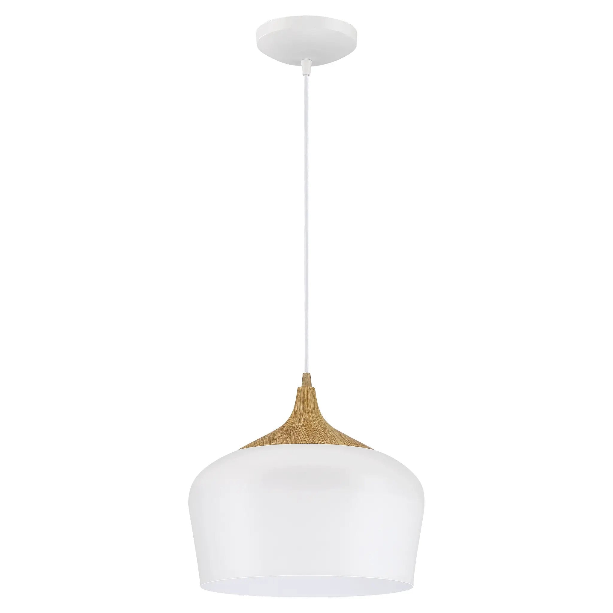 white pendant