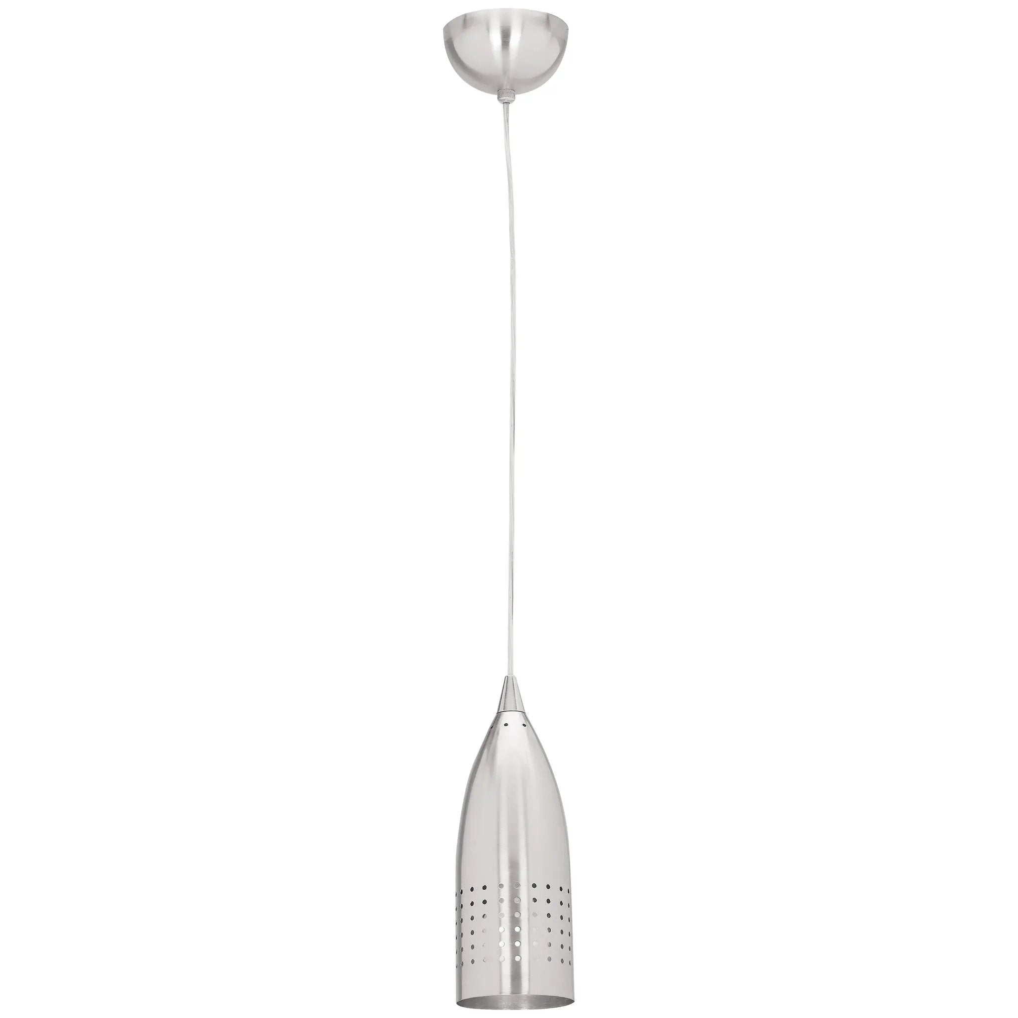 brushed steel led pendant