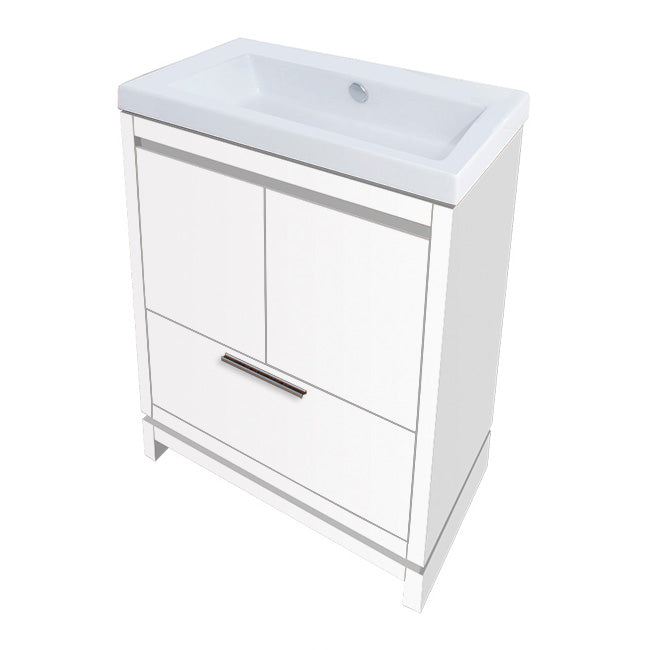 Lacava Aquaquattro 24" Floor Standing Vanity