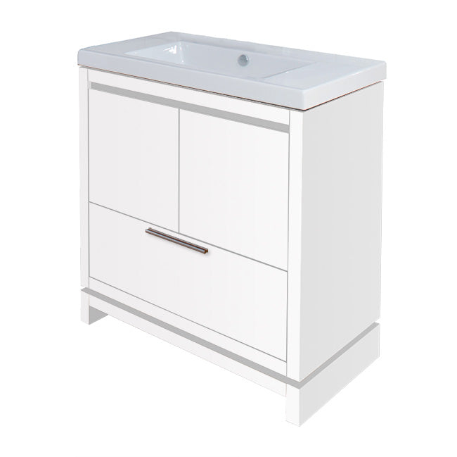 Lacava Aquaquattro 32" Floor Standing Vanity