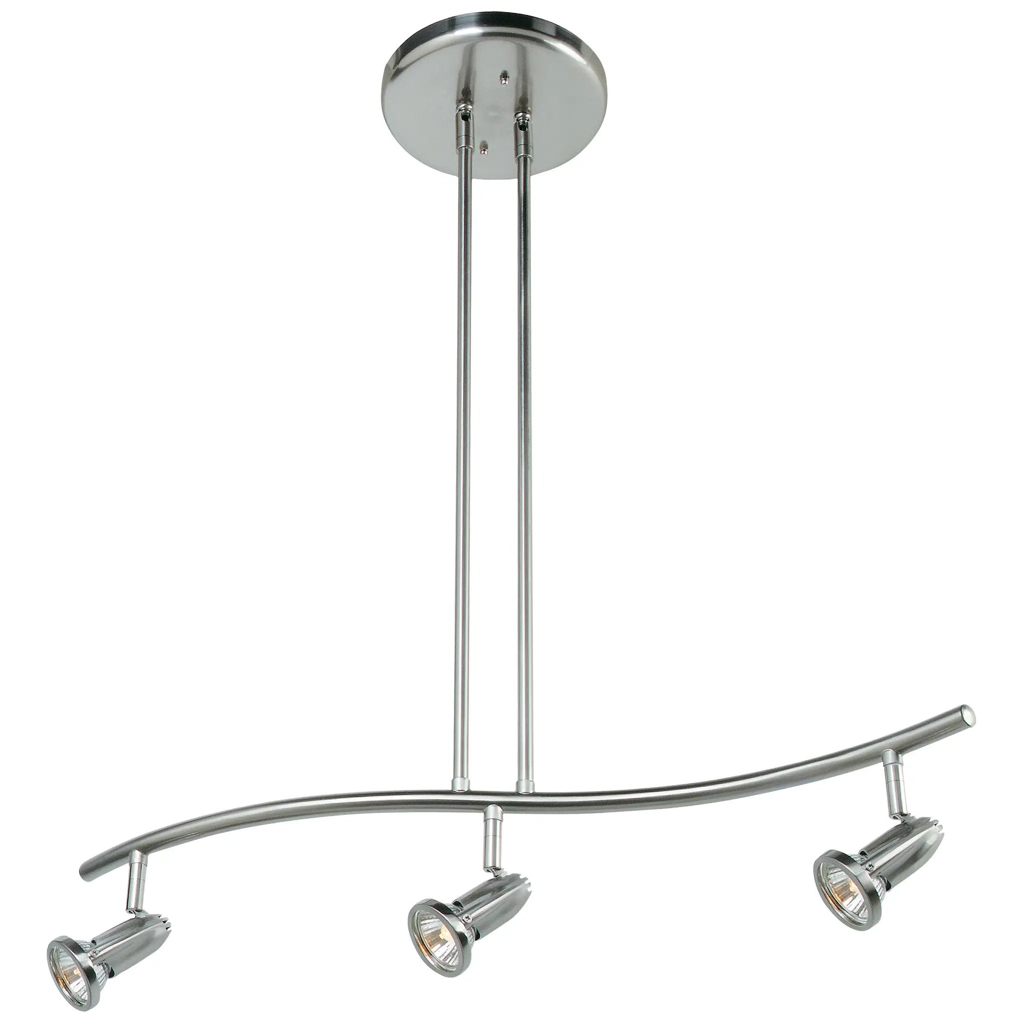 brushed steel pendant