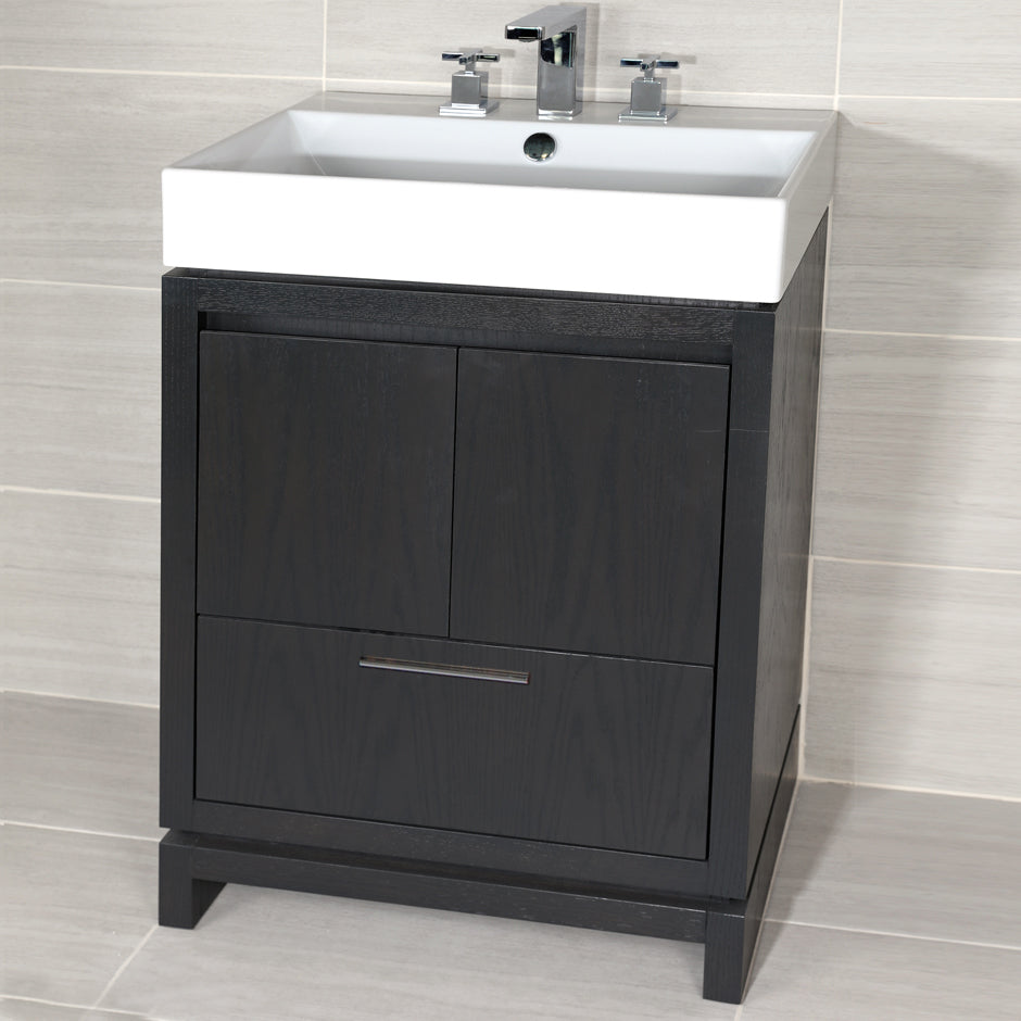 ash gray  vanity