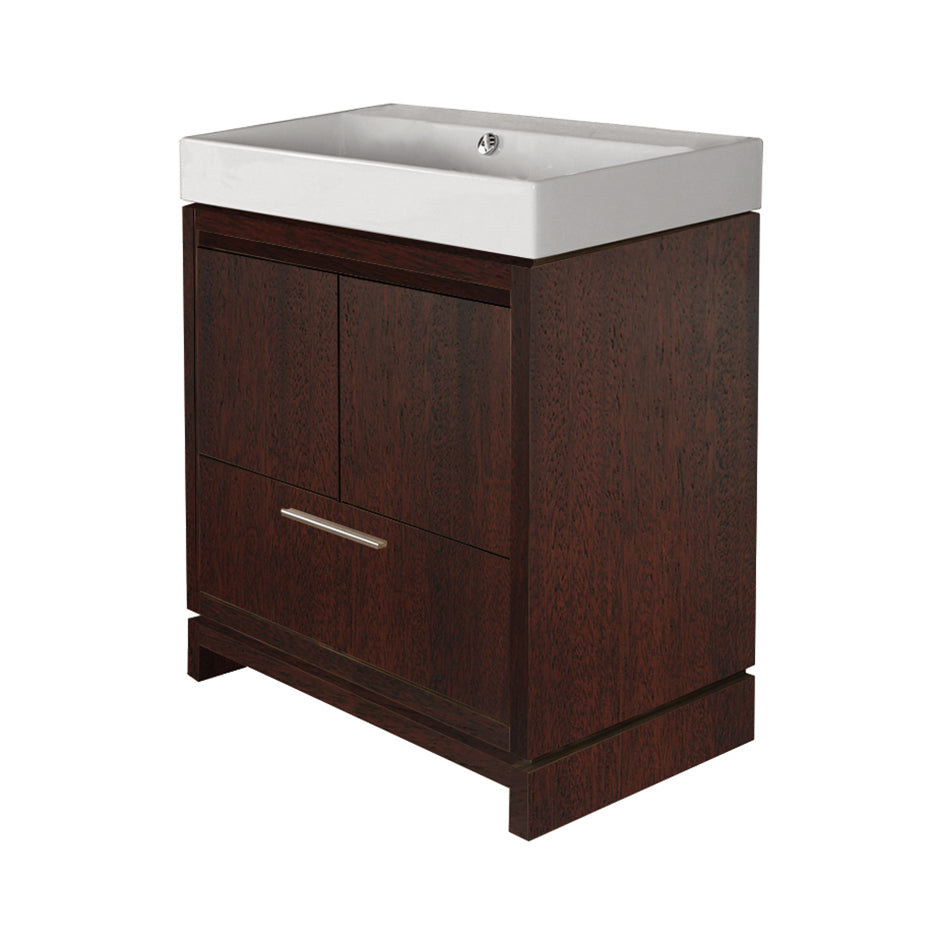 african mahogany vanity