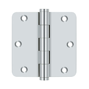 polished chrome hinges