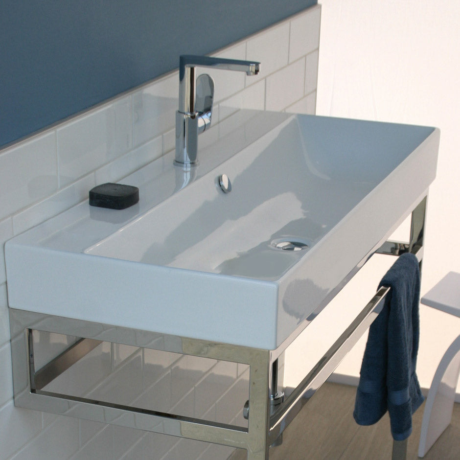 white sink