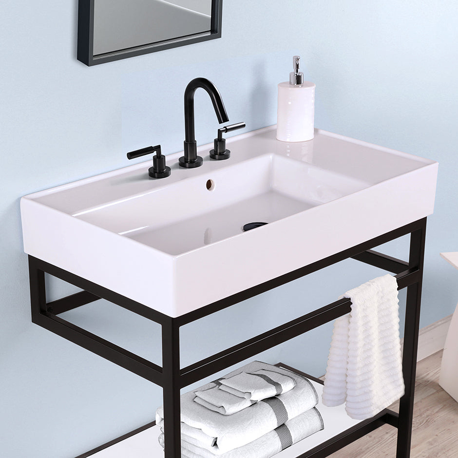 white sink