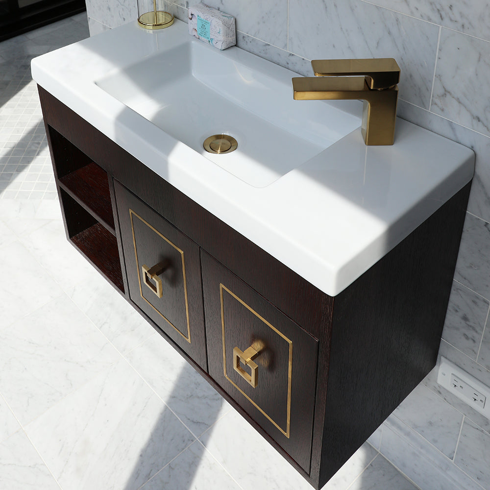 wenge vanity