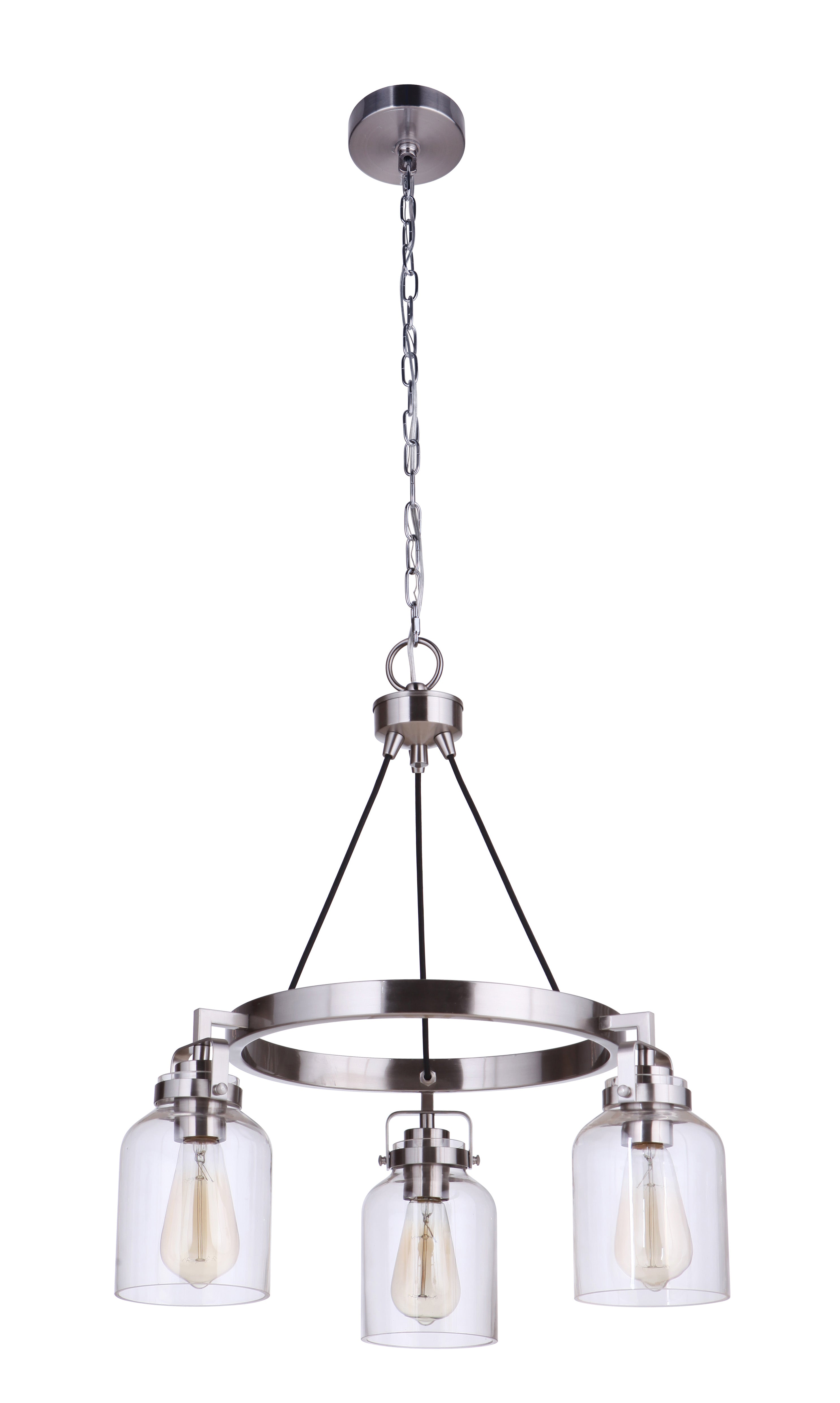 brushed polished nickel chandeliers