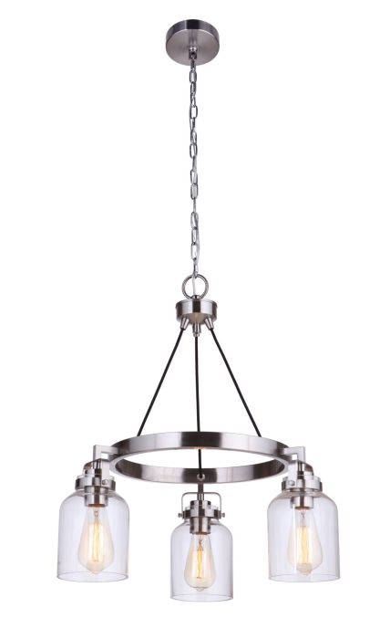 brushed polished nickel chandeliers