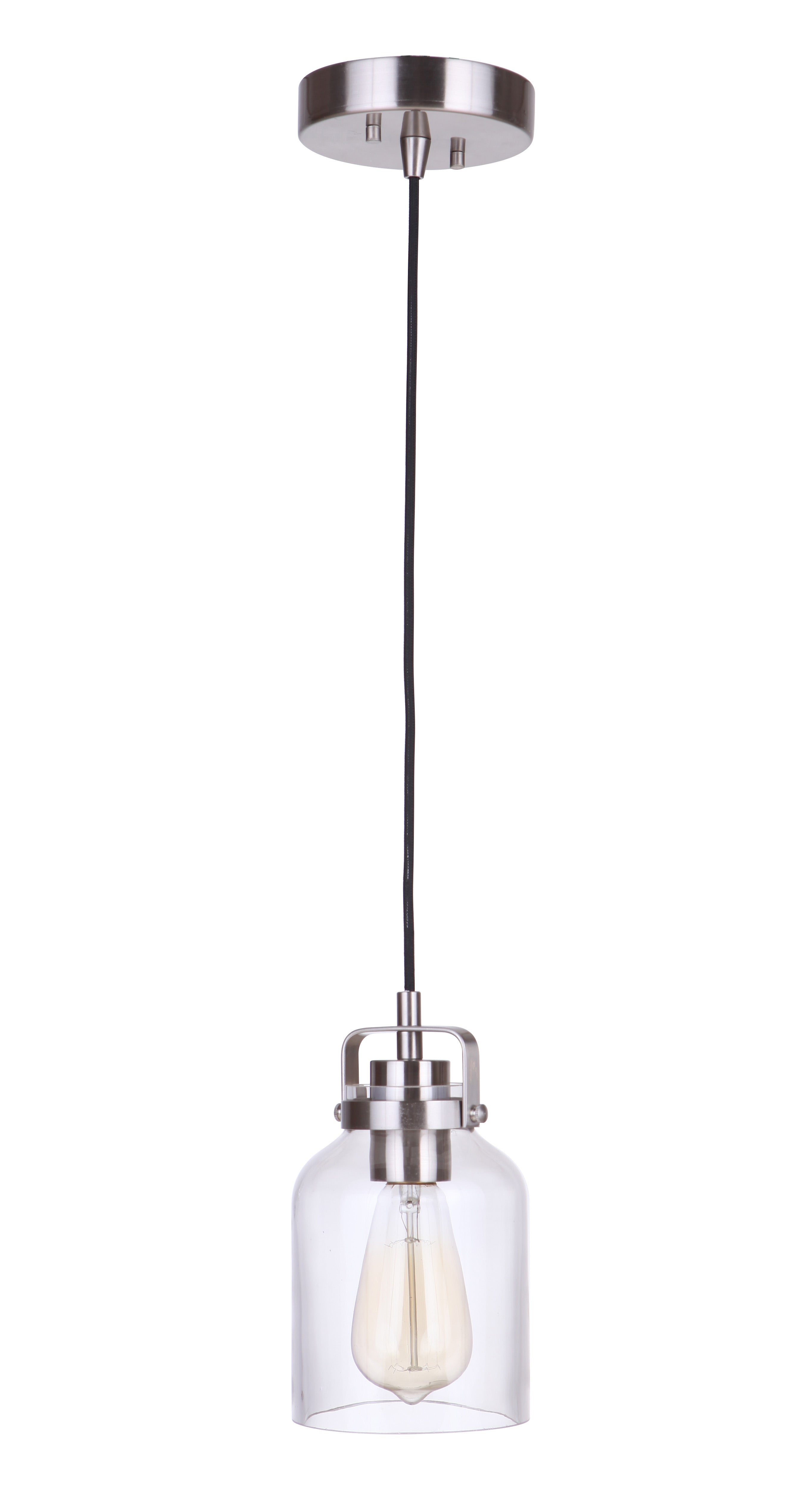 brushed polished nickel pendants