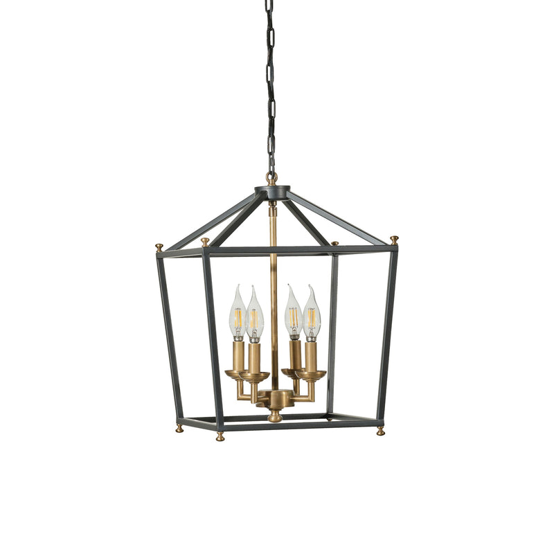 heritage black/antique bronze pendant light