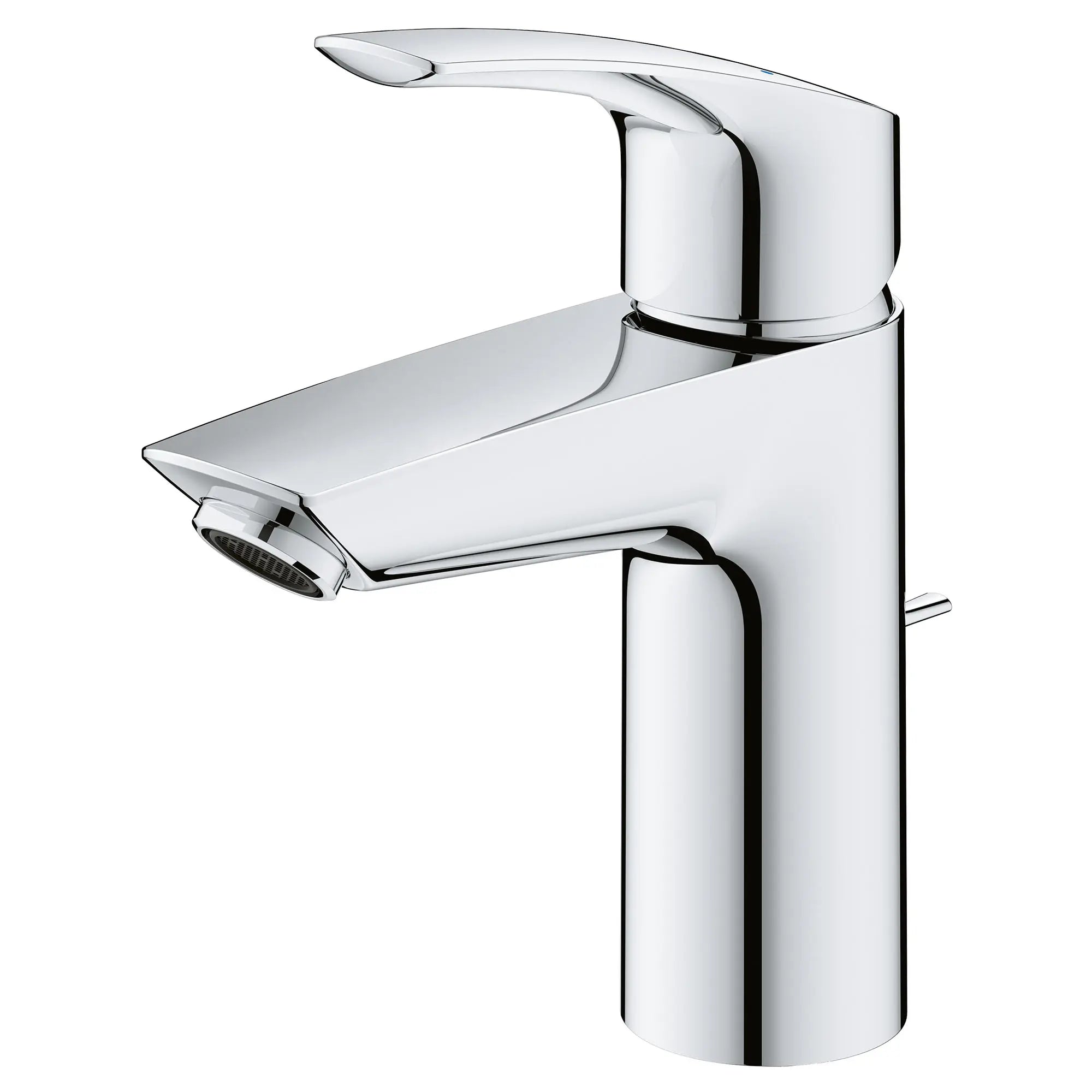 chrome bathroom faucet