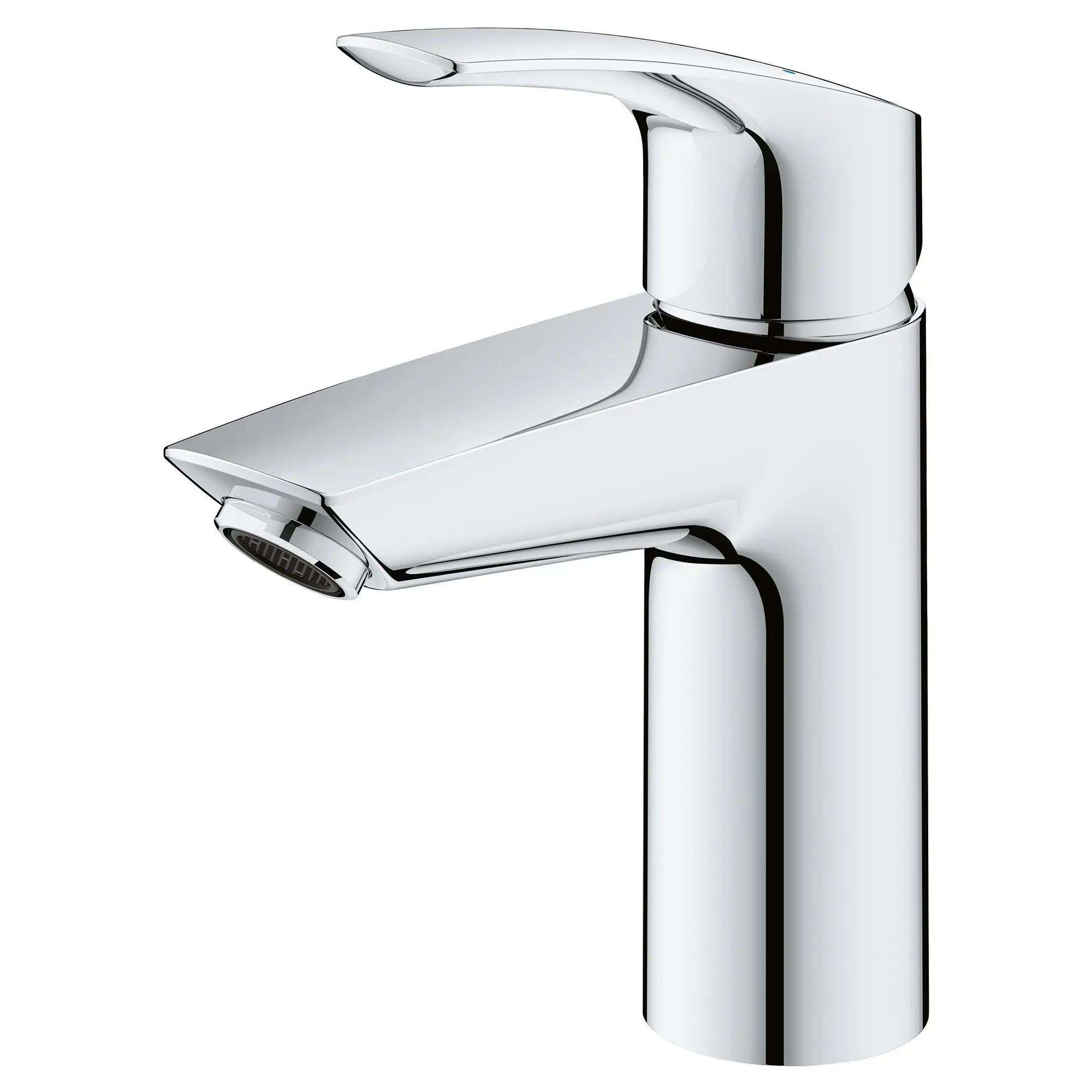 chrome bathroom faucet