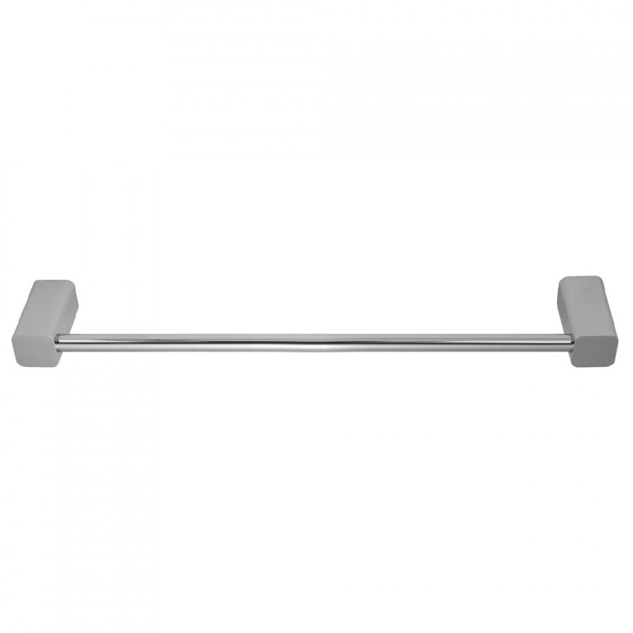 polished chrome towel bar