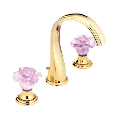 THG Paris Rose Widespread Lavatory Set with Drain