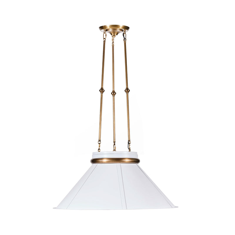 heritage white/heritage bronze pendant light
