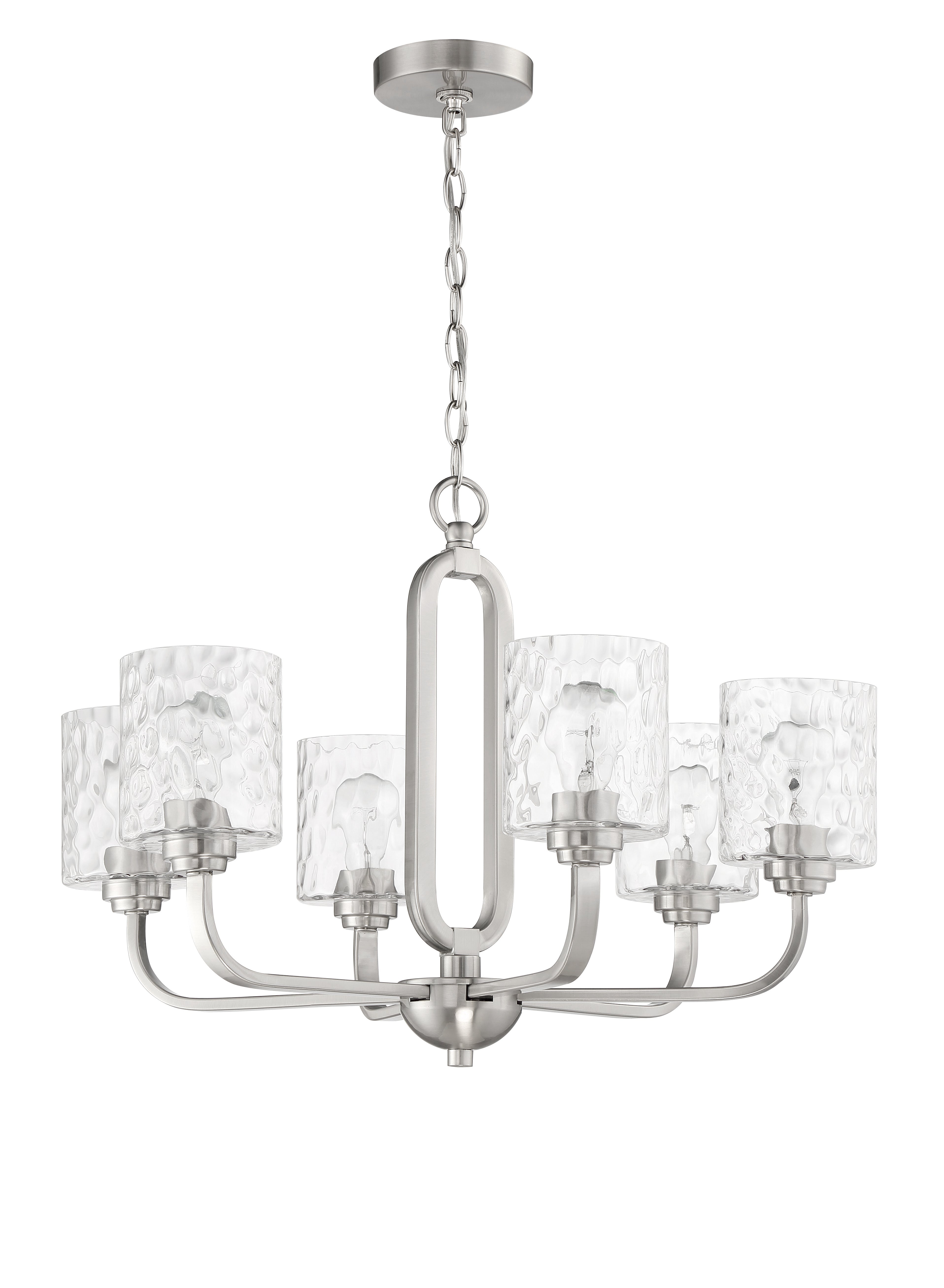 brushed polished nickel chandeliers
