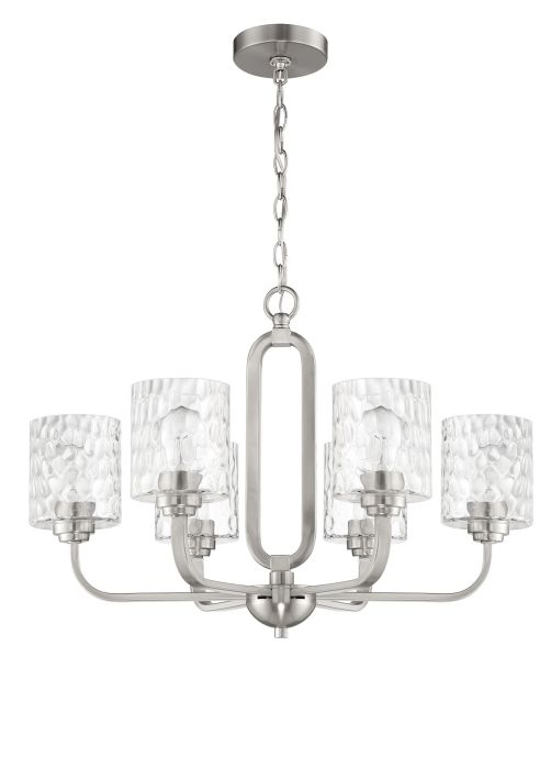 brushed polished nickel chandeliers