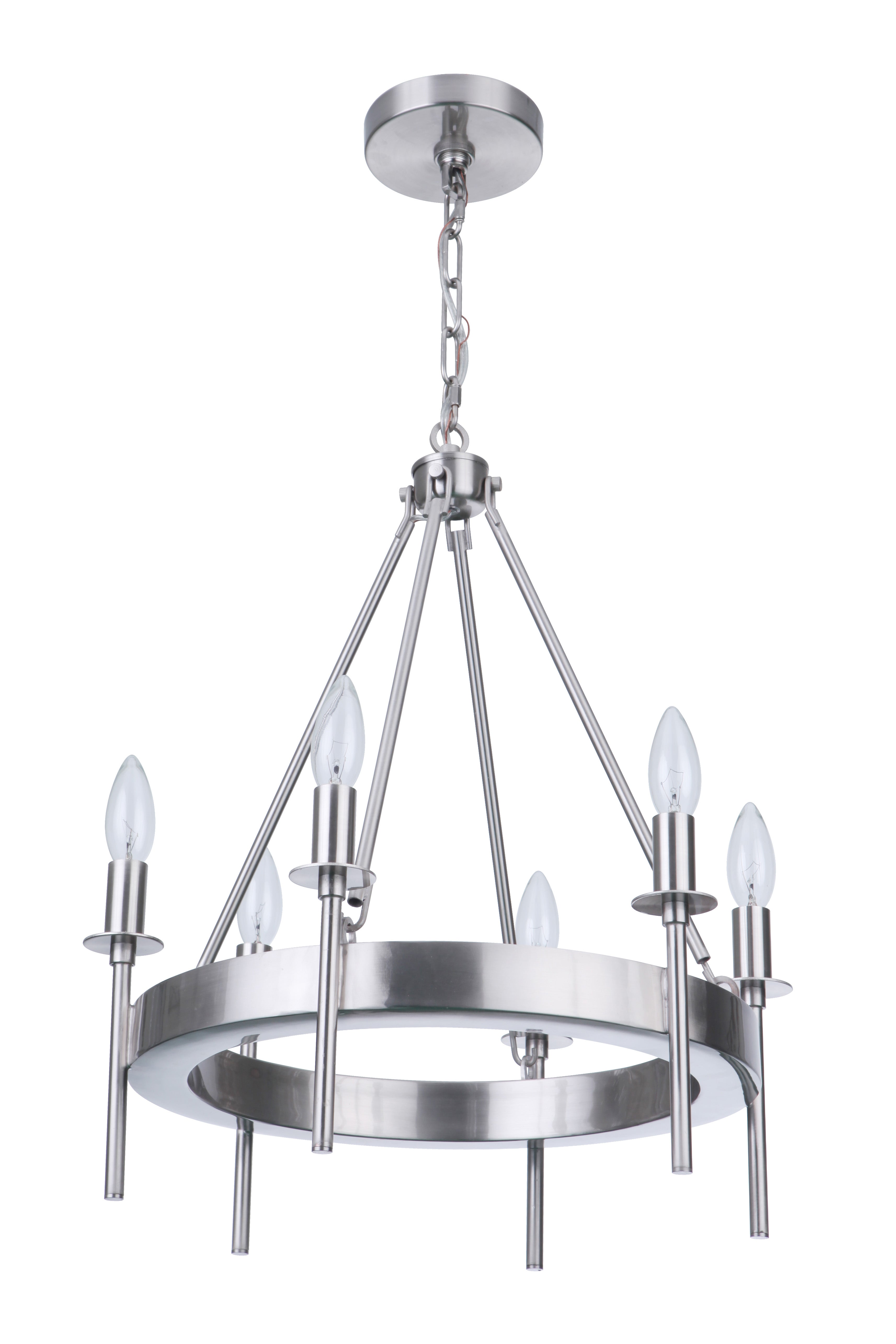 brushed polished nickel chandeliers