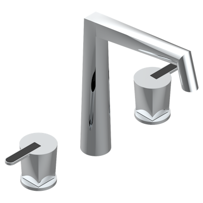 chrome polished faucet