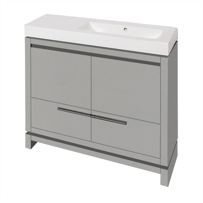 Lacava Aquaquattro 36" Floor Standing Vanity