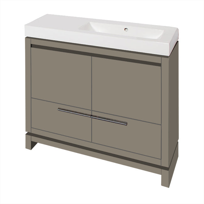 Lacava Aquaquattro 36" Floor Standing Vanity