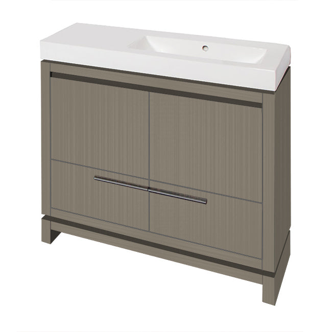 Lacava Aquaquattro 36" Floor Standing Vanity