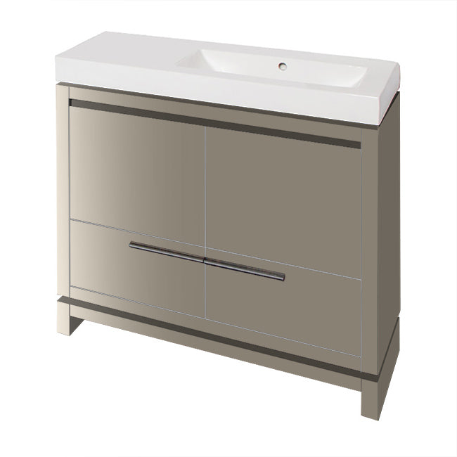 Lacava Aquaquattro 36" Floor Standing Vanity