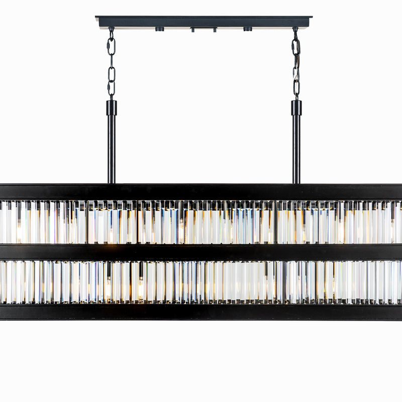 heritage black chandelier