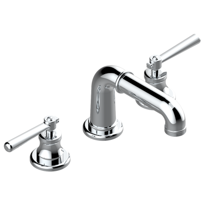 chrome polished faucet