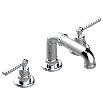 chrome polished faucet